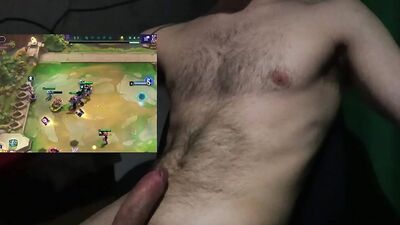 Playing with my dick while playing league of legends (FFA) 40 min don't cum challenge.