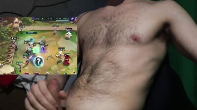 Playing with my dick while playing league of legends (FFA) 40 min don't cum challenge.
