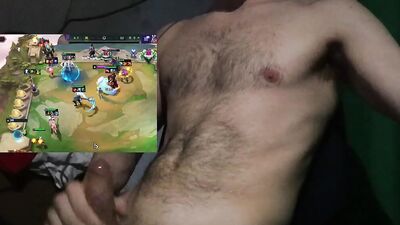 Playing with my dick while playing league of legends (FFA) 40 min don't cum challenge.