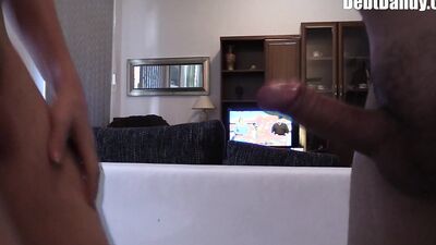 TWINKPOP - Bespectacled Twink Clearly Sees Lots Of Cash & Instantly Kneels Down To Suck A Dick To Earn Some
