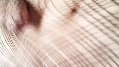81v 4k Lacy Pantyhose on Sexy Legs with Nailpolish