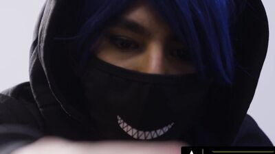 HETEROFLEXIBLE - Mischievous Ticklish Femboy Angel Santana Teases Boyfriend Ethan Chase With Footjob