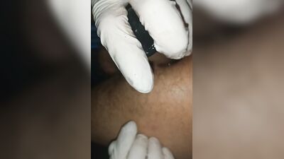 Anal games and self fuck