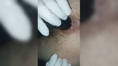 Anal games and self fuck