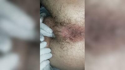 Anal games and self fuck
