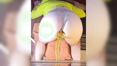 Anal noises 1 overlubed and filled up with oil butt burps and moans