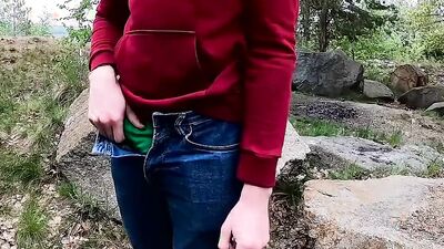 extreme of a handsome guy in a city park