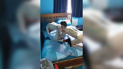 Fucked ThePaulieBoy on My Ex's Bed