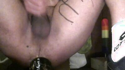 Anal Cum Gooning on Webcam