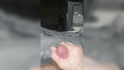 Early morning pleasure session with lots of precum and a messy cumshot