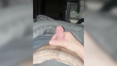 Early morning pleasure session with lots of precum and a messy cumshot