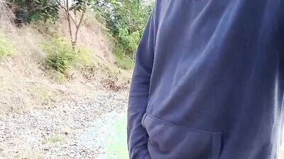 Road masturbation exhibitionist