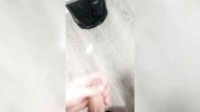 Small Compilation of skinny lad in Public Bathroom masturbating