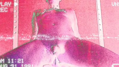Dildo riding artistic slow/frantic version (double load)