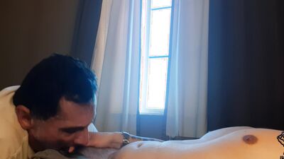 Caregiver Sucks his Cock when his Parents Leave