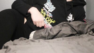 JOI - Femboy stepbrother tests you if you are really gay
