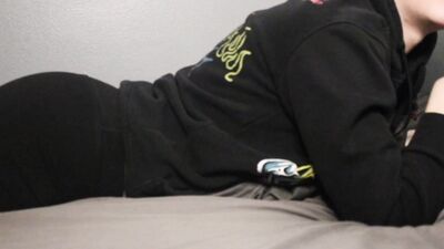 JOI - Femboy stepbrother tests you if you are really gay