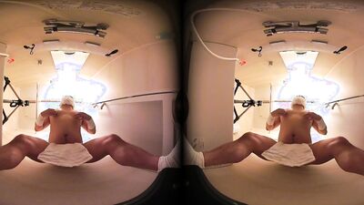 Tighten Etchu loincloth and enjoy enemagra and dildo in 2 screens