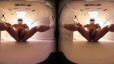 Tighten Etchu loincloth and enjoy enemagra and dildo in 2 screens