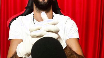 Gentle Latex Gloves ASMR for Ultimate Relaxation - Male Edition