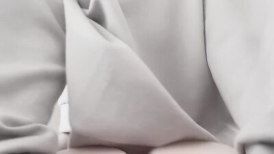 Boy gets hooked on artificial vagina and shakes his hips to have sex with it♡