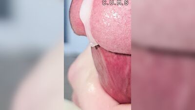 C.U.M.S - Close Up and Motion Slowed - Solo Cumshot #7