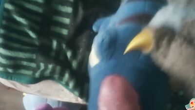 Blue dinosaur t-rex