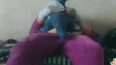 Blue dinosaur t-rex