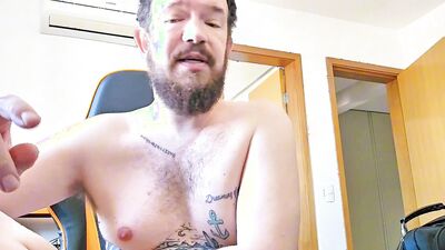 ROUTINE OF A NUDIST WAKE UP, WITH CUM