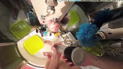 Bathmate Hydromax 7 demo cock pumping and big cum