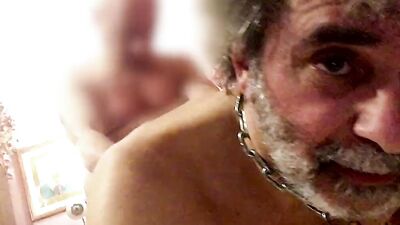 Old Man Cums in My Ass After Long Anal Barebacking