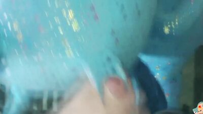 Big blue dragon