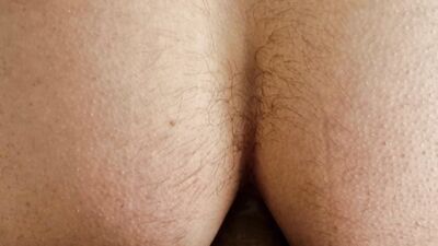 I felt a big bolt in my ass with hot cum from 2 cocks!