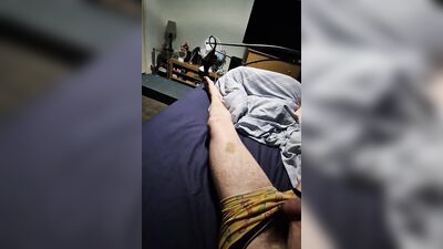 British uncut cock cum solo