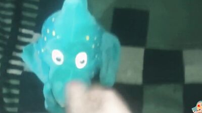 Blue pterodactyl