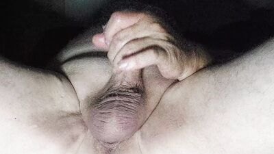 ass and dick play closeup with cumshot