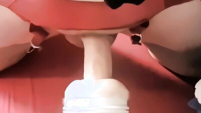 Beautiful cock fucking sex toys compilation with fetish nylons Pantyhose and heels