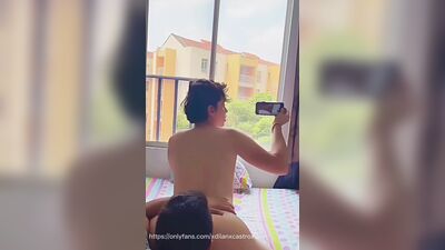 Mi heterosexual me folla el culo a pelo hasta correrse dentro de mi culo creampie anal