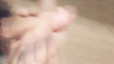 Slapping my dick around. Also blowing a huge load of cum