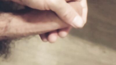 Slapping my dick around. Also blowing a huge load of cum