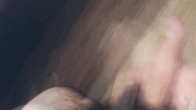 Slapping my dick around. Also blowing a huge load of cum