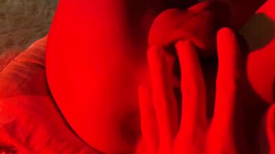 The red light makes me very horny and I fuck my boyfriend with a hard cock (@Tony_Keit)
