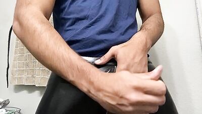 Daddy made such a Delicious, Hot & Long Stretch-Jerking all the way till his balls emptied????????????????