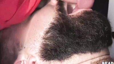 BEARFILMS Naughty Chubby Gays Having 3way Dick Sucking