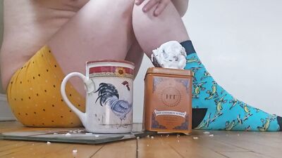 Tea Time For Desperate College Boy