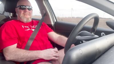 Driving around horny after jerking earlier in the day