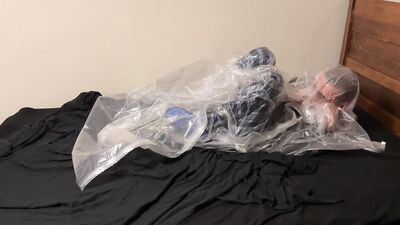 Mar 16 2024 - BreathVac in my blue PJ pants and my hoodie, regular clothes, just some fun