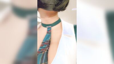 The Schoolgirl Pervert !! Exhibitionist Gina having fun in public