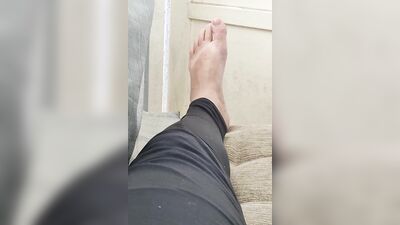 Close UP Dick and feet