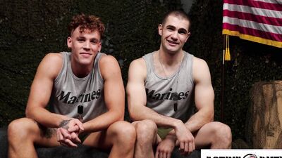 Muscle Stud Blows His Load On Ginger Slut - Chris White, Kyler Drayke - ActiveDuty